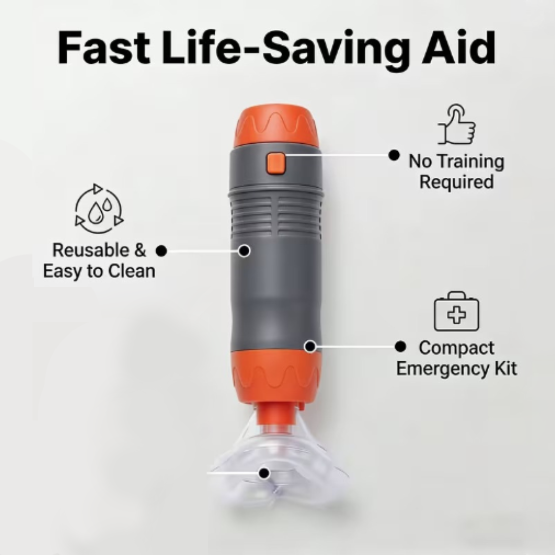 Portable Anti-Choking Emergency Suction Device